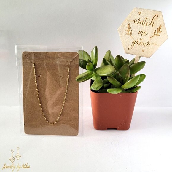 NEW 14K Yellow Gold Enchantia Boho Minimalist Dainty Chain Luxury Necklace - Picture 3 of 4